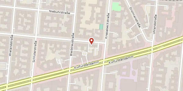 Karte der Umgebung von Mommsenstraße 71, 10629 Berlin