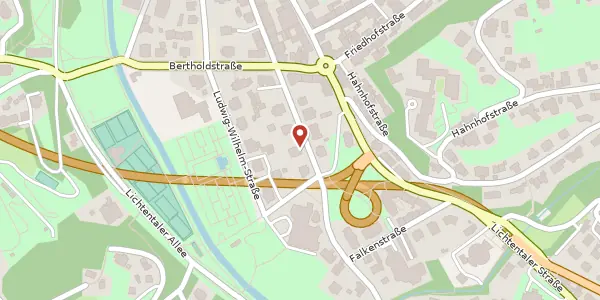Karte der Umgebung von Maria-Viktoria-Straße 18, 76530 Baden-Baden