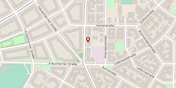 Karte der Umgebung von Laubacher Straße 3, 14197 Berlin