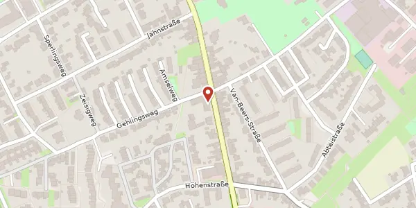Karte der Umgebung von Düsseldorfer Str. 58, 41749 Viersen