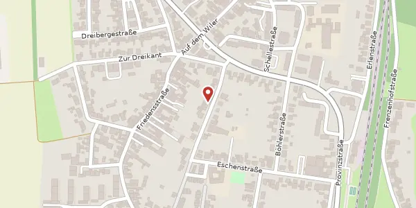Karte der Umgebung von Zur Hammhöhe 8, 41517 Grevenbroich
