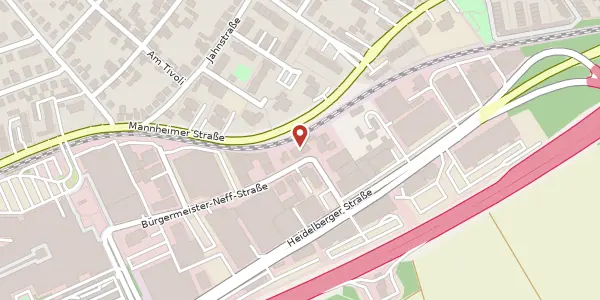 Karte der Umgebung von Bürgermeister-Neff-Str. 9, 68519 Viernheim