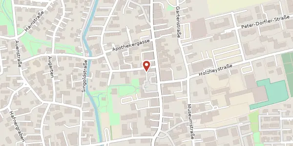 Karte der Umgebung von Fuggerstr. 27, 86830 Schwabmünchen