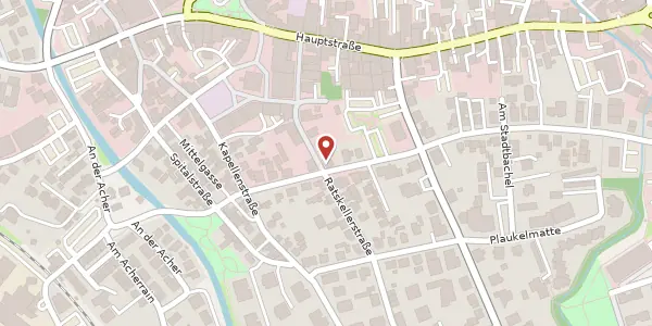 Karte der Umgebung von Ratskellerstraße 14, 77855 Achern
