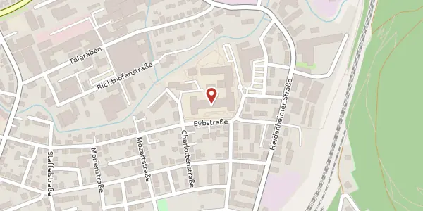 Karte der Umgebung von Eybstraße 16, 73312 Geislingen