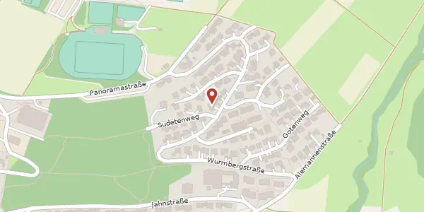 Karte der Umgebung von Wurmbergstraße 31, 73066 Uhingen