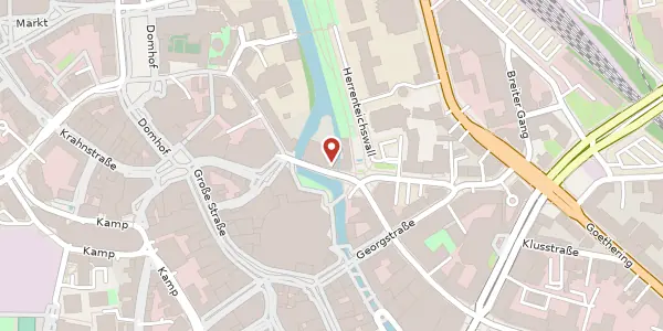 Karte der Umgebung von Herrenteichsstr. 1, 49074 Osnabrück