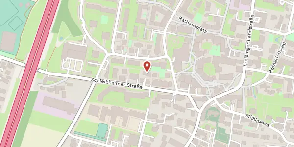 Karte der Umgebung von Schleißheimer Str. 18, 85748 Garching