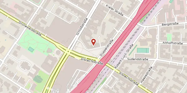 Karte der Umgebung von Düppelstraße 41, 12163 Berlin
