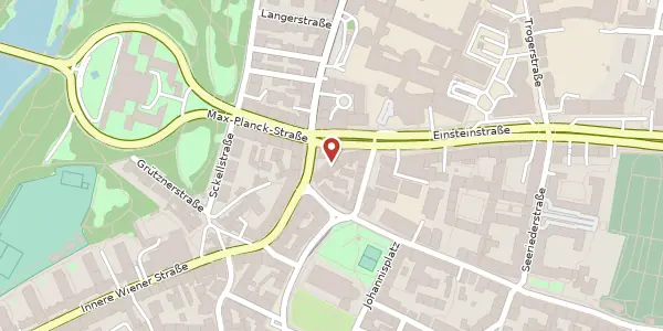 Karte der Umgebung von Max-Weber-Platz 10, 81675 München