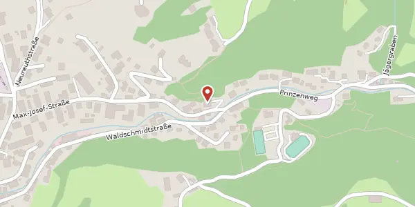 Karte der Umgebung von Max-Josef-Str. 35, 83684 Tegernsee