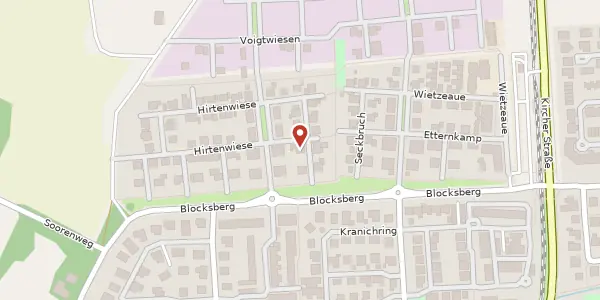 Karte der Umgebung von Berghornfeld 4, 30916 Isernhagen