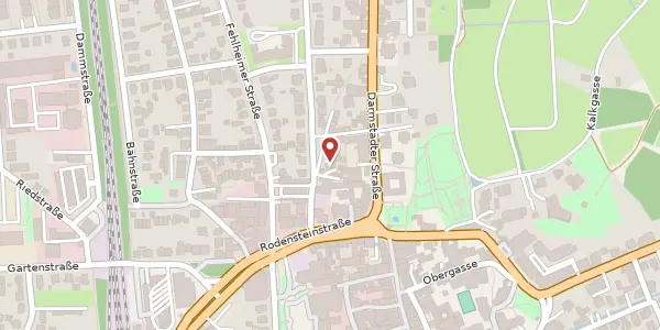 Karte der Umgebung von Ziegelhüttenweg 9, 64625 Bensheim