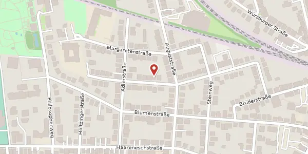 Karte der Umgebung von Kastanienallee 20, 26121 Oldenburg