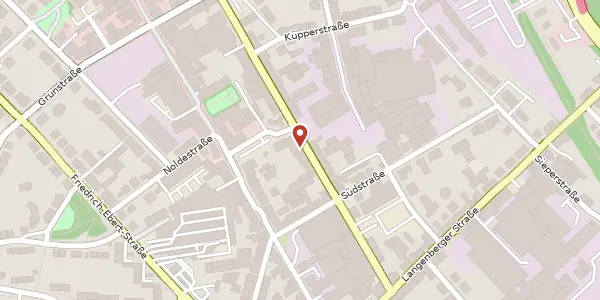 Karte der Umgebung von Oststr. 96, 42551 Velbert
