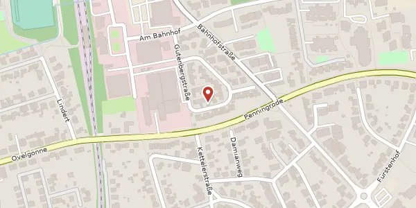 Karte der Umgebung von Gutenbergstr. 19, 59368 Werne