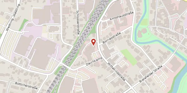 Karte der Umgebung von Wittekindstr. 16-18, 32051 Herford