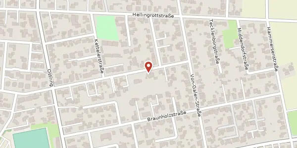 Karte der Umgebung von Wartenbergstr. 76, 33378 Rheda-Wiedenbrück