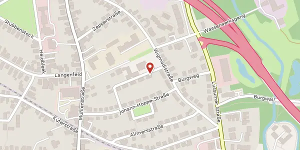 Karte der Umgebung von Heimstättenweg 1, 28779 Bremen