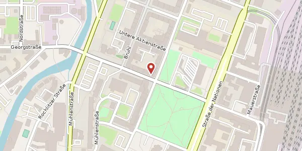 Karte der Umgebung von Georgstraße 14, 09111 Chemnitz