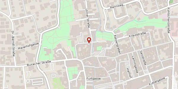 Karte der Umgebung von Marktplatz 13, 87700 Memmingen