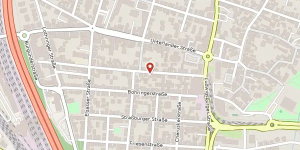 Karte der Umgebung von Colmarer Straße 21, 70435 Stuttgart