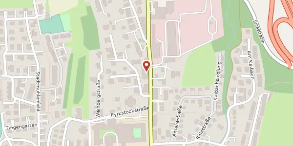 Karte der Umgebung von Nürnberger Str. 5, 86609 Donauwörth