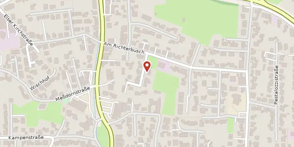 Karte der Umgebung von Am Richterbusch 16 F, 33106 Paderborn