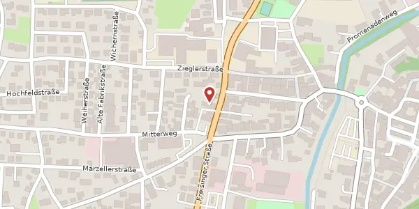 Karte der Umgebung von Regensburger Straße 3, 84048 Mainburg