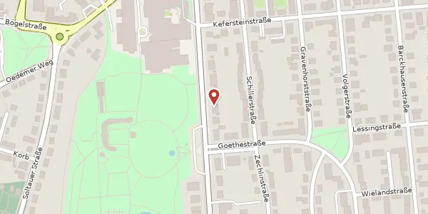 Karte der Umgebung von Uelzener Straße 28, 21335 Lüneburg