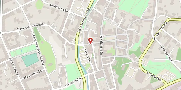 Karte der Umgebung von Plauensche Straße 7, 08209 Auerbach