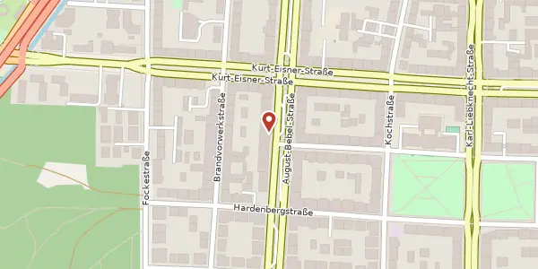 Karte der Umgebung von August-Bebel-Straße 44, 04275 Leipzig