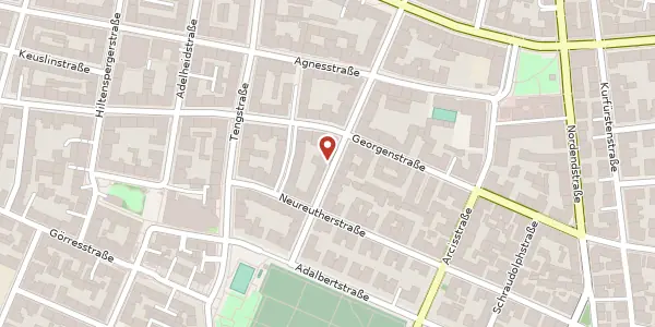 Karte der Umgebung von Isabellastr. 11, 80798 München
