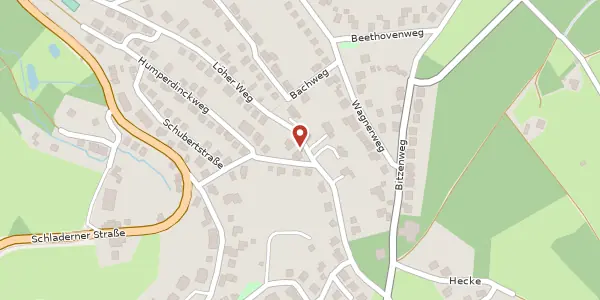 Karte der Umgebung von Löher Weg 55, 51545 Waldbröl