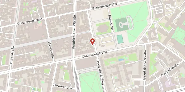 Karte der Umgebung von Am Bassin 11, 14467 Potsdam