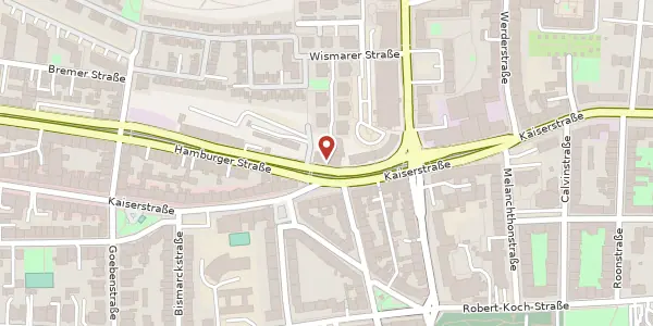 Karte der Umgebung von Hamburger Str. 130, 44135 Dortmund