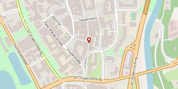 Karte der Umgebung von Innere Schneeberger Straße 17, 08056 Zwickau