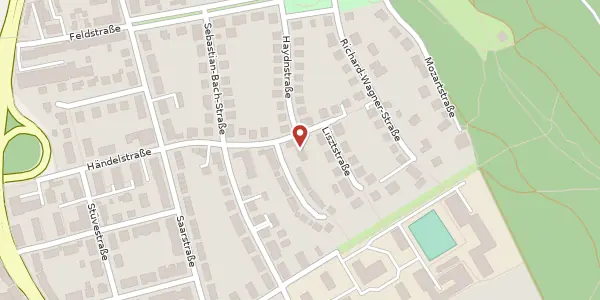 Karte der Umgebung von Händelstraße 46, 31141 Hildesheim