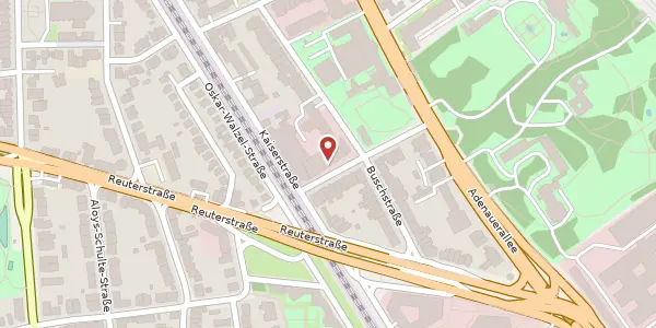 Karte der Umgebung von Simrockstr. 4-18, 53113 Bonn