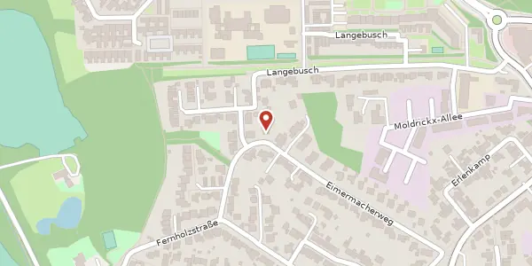 Karte der Umgebung von Eimermacherweg 32, 48159 Münster