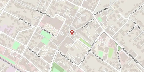 Karte der Umgebung von Ronchinplatz 1, 33790 Halle