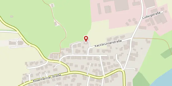 Karte der Umgebung von Keckbrunnenstr. 18, 83358 Seebruck