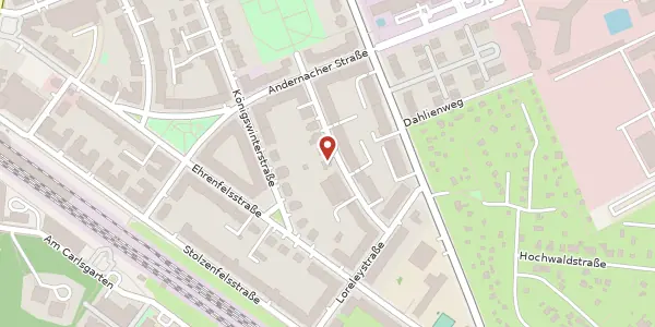 Karte der Umgebung von Rheingoldstraße 18, 10318 Berlin