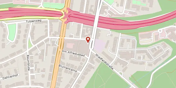 Karte der Umgebung von Bredeneyer Str. 2b, 45133 Essen