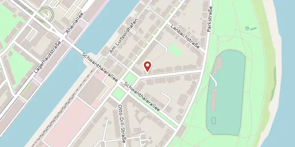Karte der Umgebung von Defreggerstraße 36, 67061 Ludwigshafen am Rhein