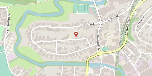 Karte der Umgebung von Kirchbergstraße 12, 69245 Bammental