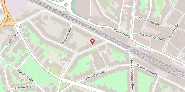 Karte der Umgebung von Bachstraße 12, 53115 Bonn