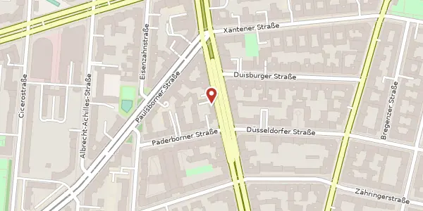 Karte der Umgebung von Brandenburgische Straße 40, 10707 Berlin