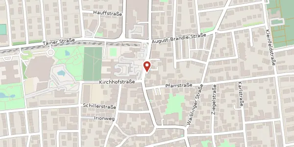 Karte der Umgebung von Cannstatter Straße 24, 70734 Fellbach