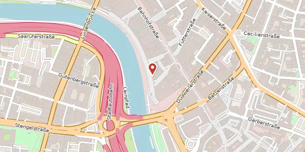 Karte der Umgebung von Berliner Promenade 16, 66111 Saarbrücken